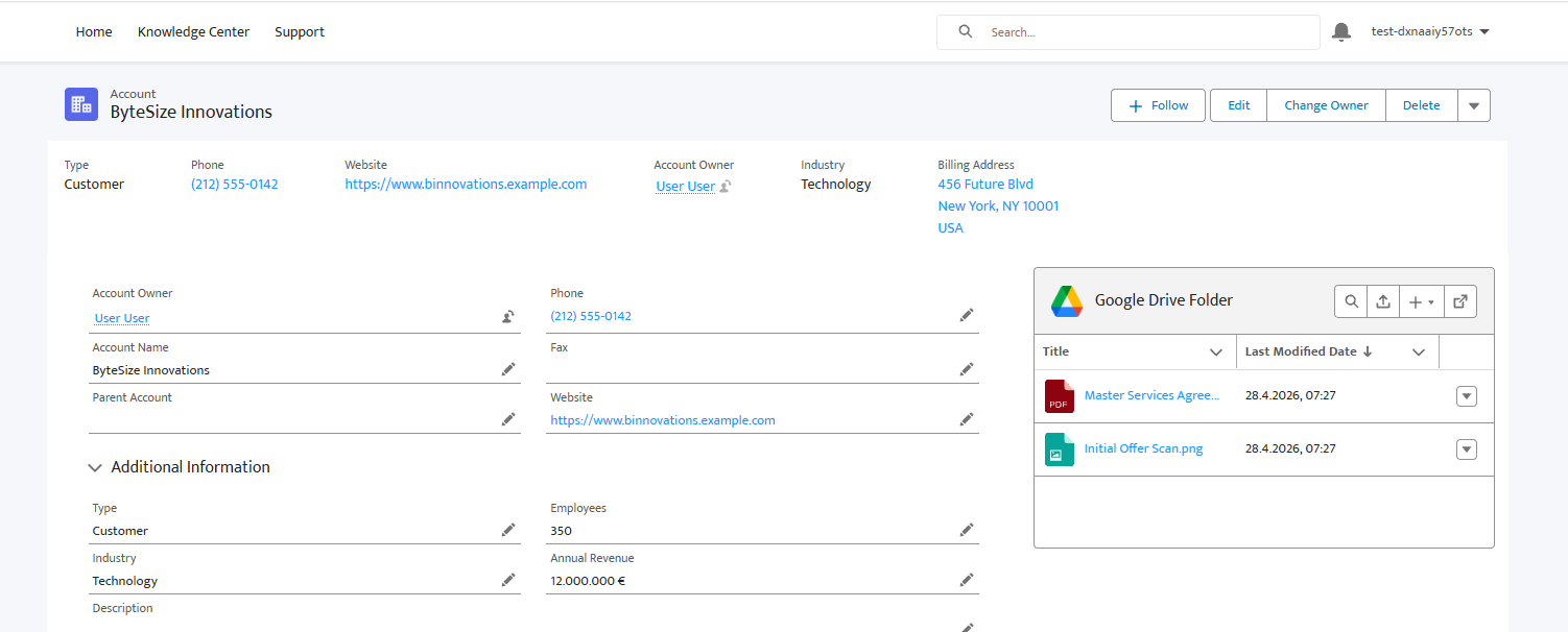 DriveMate Google Drive Folder component - Experience Cloud